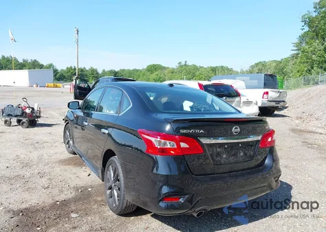 2018 Nissan Sentra Sr from USA, damaged, VIN 3N1AB7APXJY206617